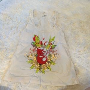 NWT Juicy Couture Cherry Print Tank Top sz XS